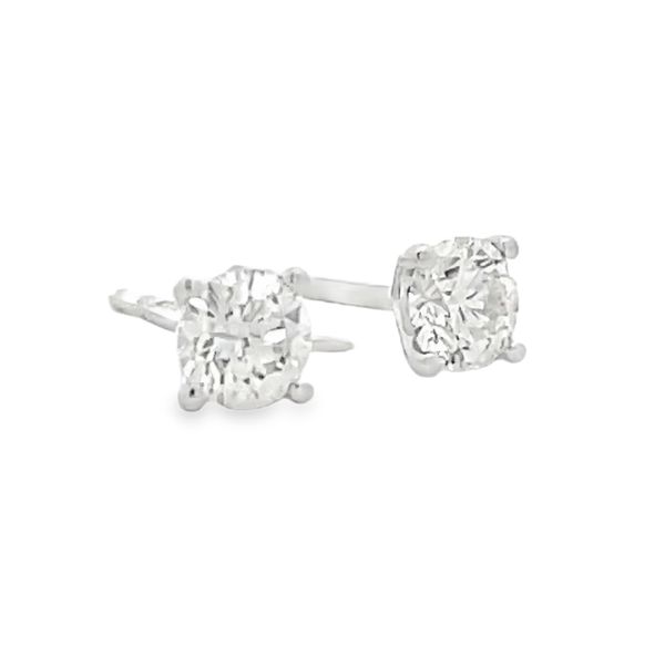 Diamond Stud Earrings Flora Gems Decatur, IL