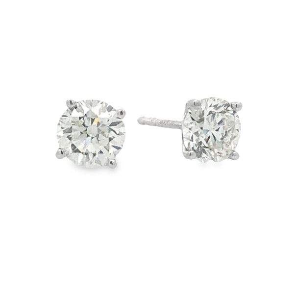 Diamond Stud Earrings Flora Gems Decatur, IL