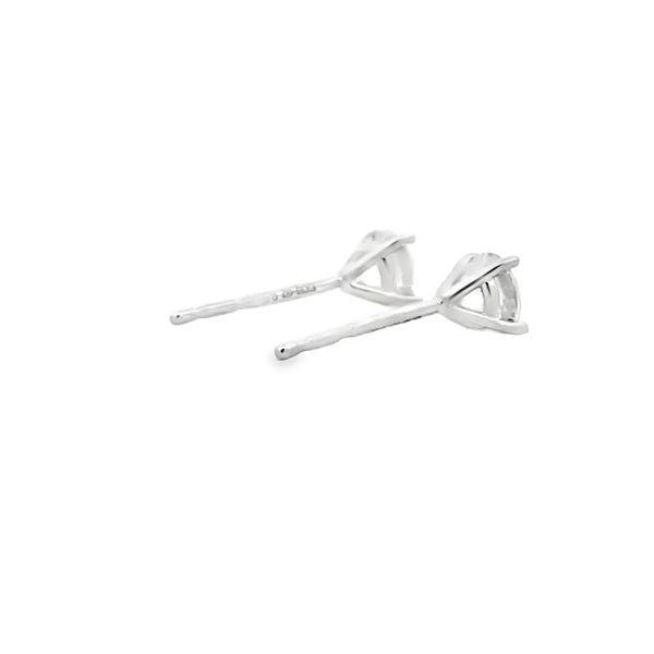 Diamond Stud Earrings Image 4 Flora Gems Decatur, IL