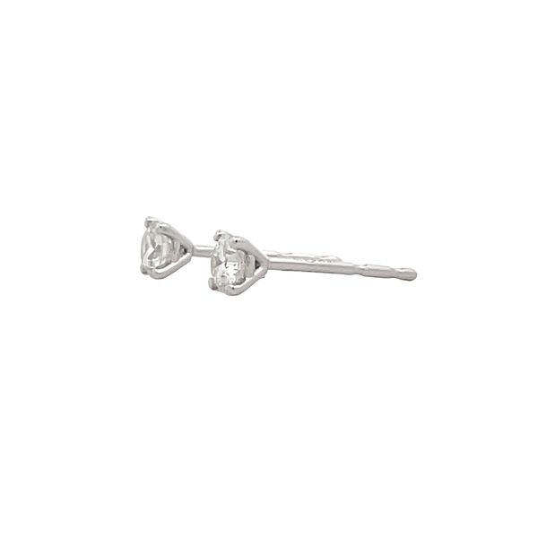 Natural Diamond Stud Earrings Image 2 Flora Gems Decatur, IL