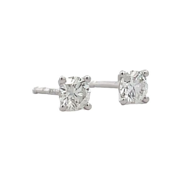 Natural Diamond Stud Earrings Flora Gems Decatur, IL