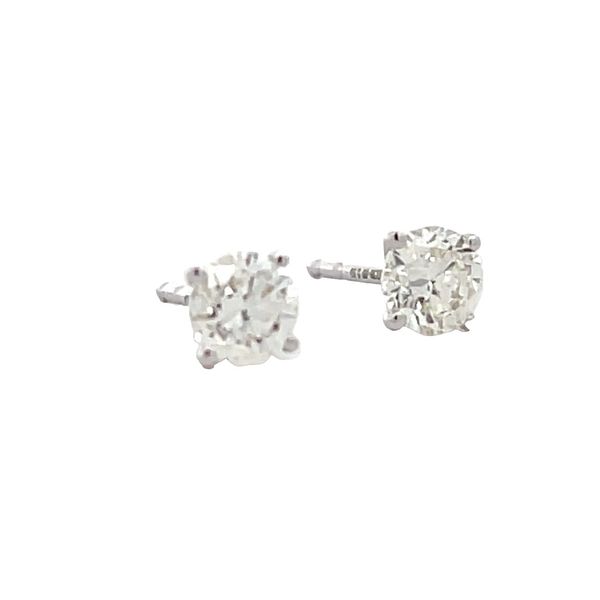 Natural Diamond Stud Earrings Flora Gems Decatur, IL