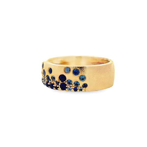 Blue Sapphire Ring Image 2 Flora Gems Decatur, IL