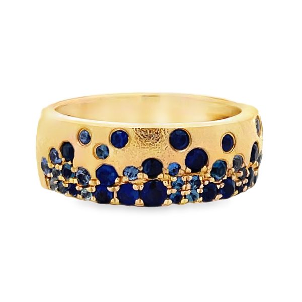 Blue Sapphire Ring Flora Gems Decatur, IL