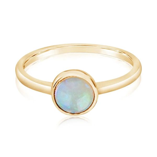 Australian Opal Ring Flora Gems Decatur, IL