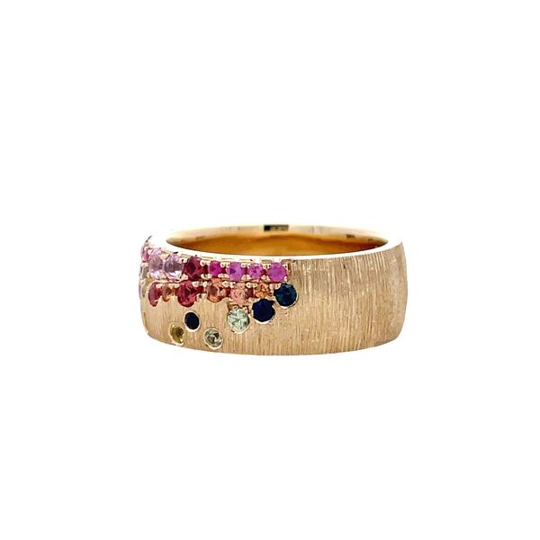 Multi Color Sapphire Ring Image 2 Flora Gems Decatur, IL