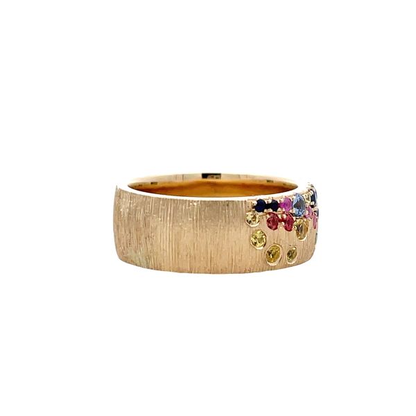 Multi Color Sapphire Ring Image 4 Flora Gems Decatur, IL