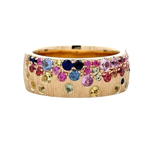 Multi Color Sapphire Ring Flora Gems Decatur, IL