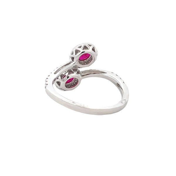 Ruby and Diamond Ring Image 3 Flora Gems Decatur, IL