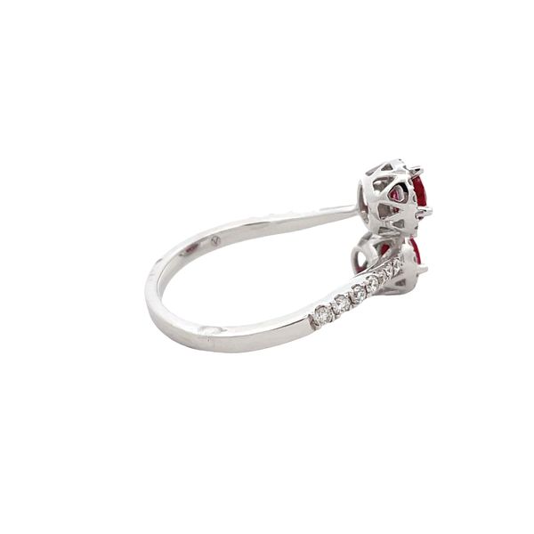 Ruby and Diamond Ring Image 4 Flora Gems Decatur, IL