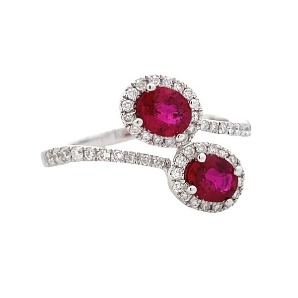 Ruby and Diamond Ring Flora Gems Decatur, IL