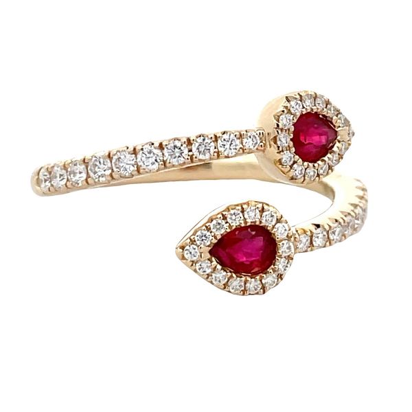 Ruby and Diamond Ring Flora Gems Decatur, IL