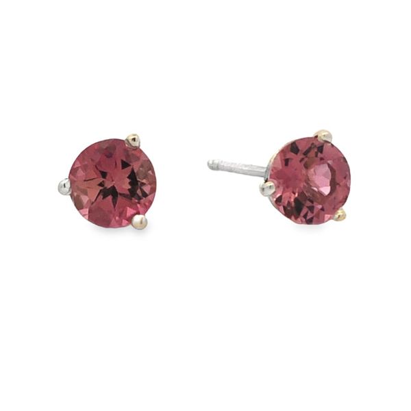 Pink Tourmaline Stud Earrings Flora Gems Decatur, IL