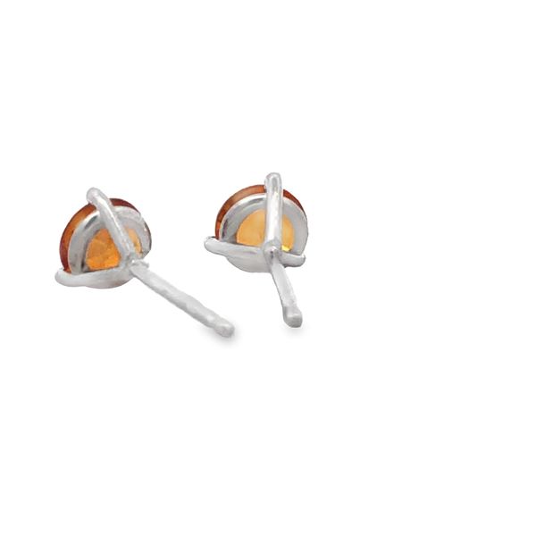 Citrine Earrings Image 2 Flora Gems Decatur, IL