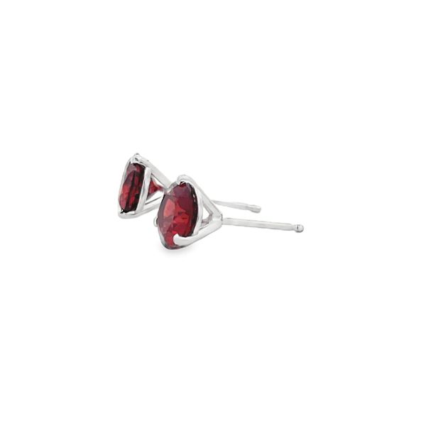 Garnet Earrings Image 2 Flora Gems Decatur, IL