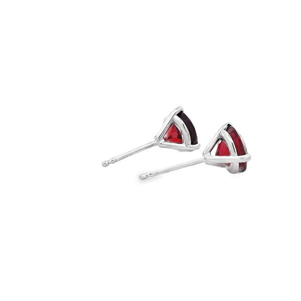 Garnet Earrings Image 4 Flora Gems Decatur, IL