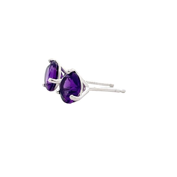 Amethyst Earrings Image 2 Flora Gems Decatur, IL