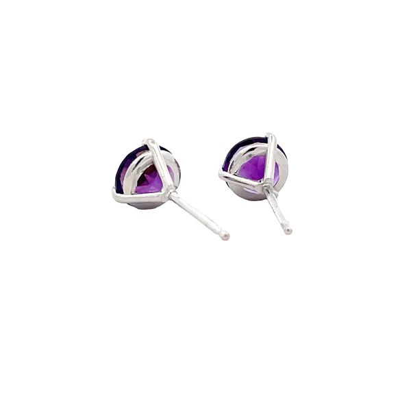 Amethyst Earrings Image 3 Flora Gems Decatur, IL