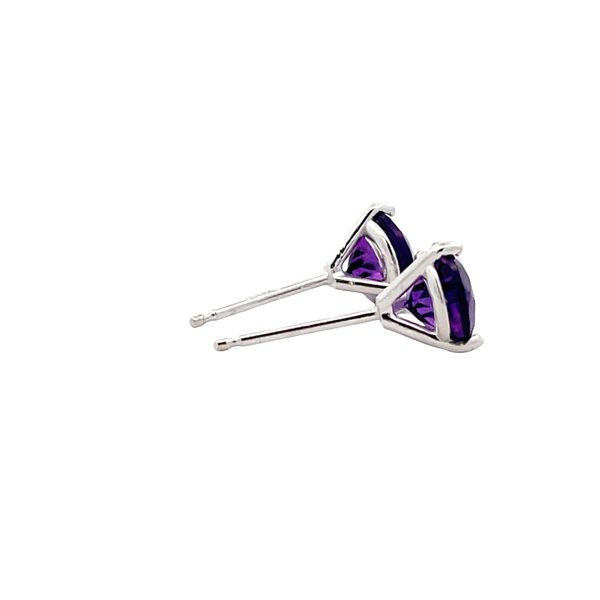 Amethyst Earrings Image 4 Flora Gems Decatur, IL