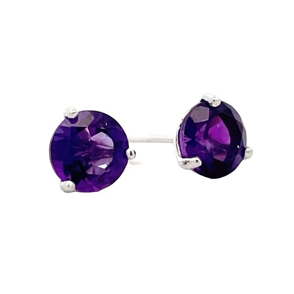 Amethyst Earrings Flora Gems Decatur, IL