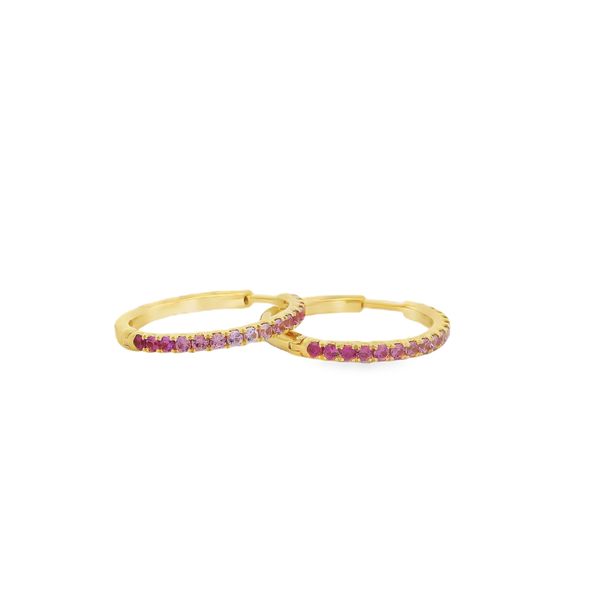 Lisa Nik Pink Sapphire Earrings Flora Gems Decatur, IL