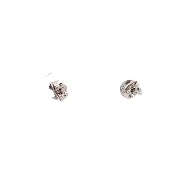 Blue Sapphire and Diamond Earrings Image 3 Flora Gems Decatur, IL