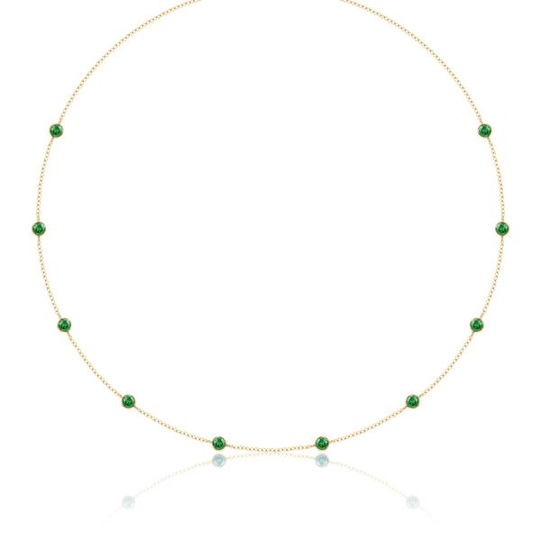 Emerald Station Necklace Flora Gems Decatur, IL