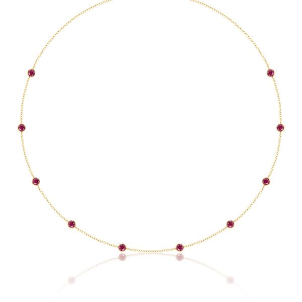 Ruby Station Necklace Flora Gems Decatur, IL