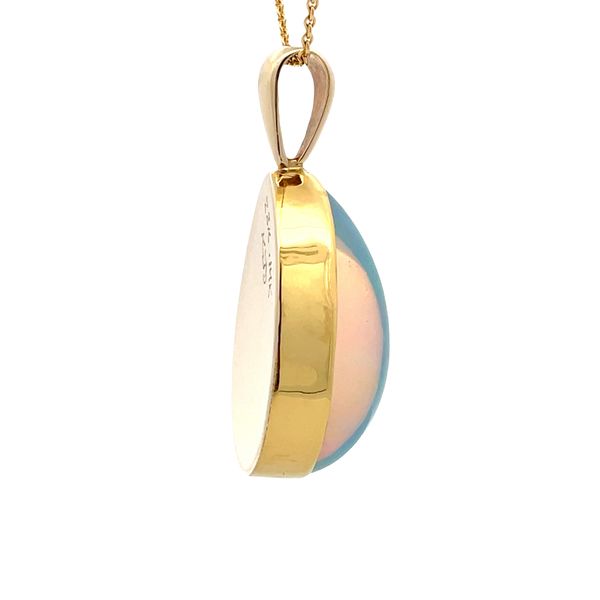 Ethiopian Opal Pendant Image 4 Flora Gems Decatur, IL