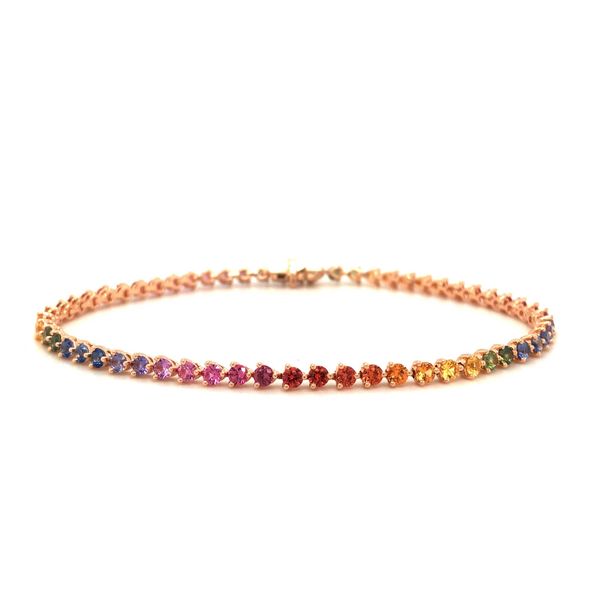 Lisa Nik Multi Color Sapphire Bracelet Flora Gems Decatur, IL
