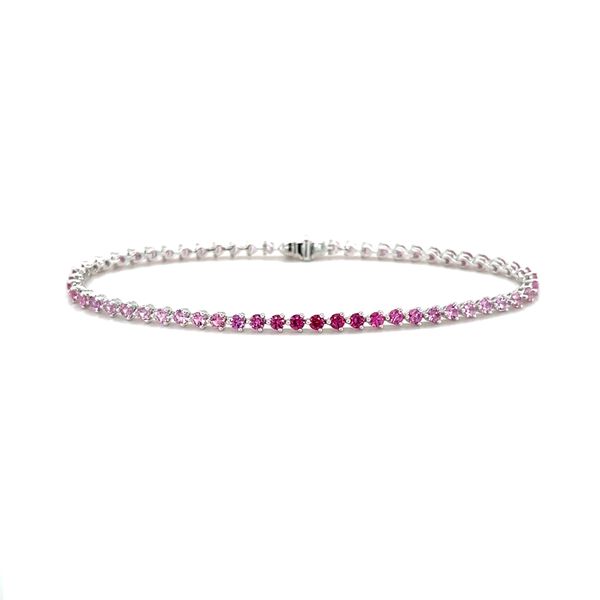 Lisa Nik Pink Sapphire Bracelet Flora Gems Decatur, IL