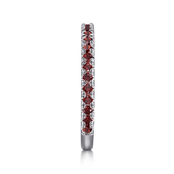 Garnet Band Image 4 Flora Gems Decatur, IL