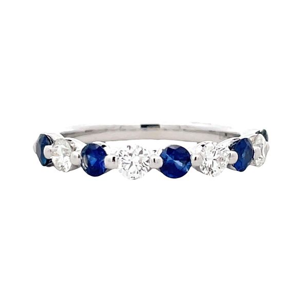 Blue Sapphire and Diamond Ring Flora Gems Decatur, IL