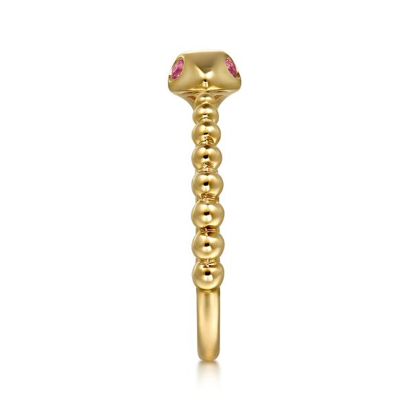 Ruby Stackable Ring Image 5 Flora Gems Decatur, IL