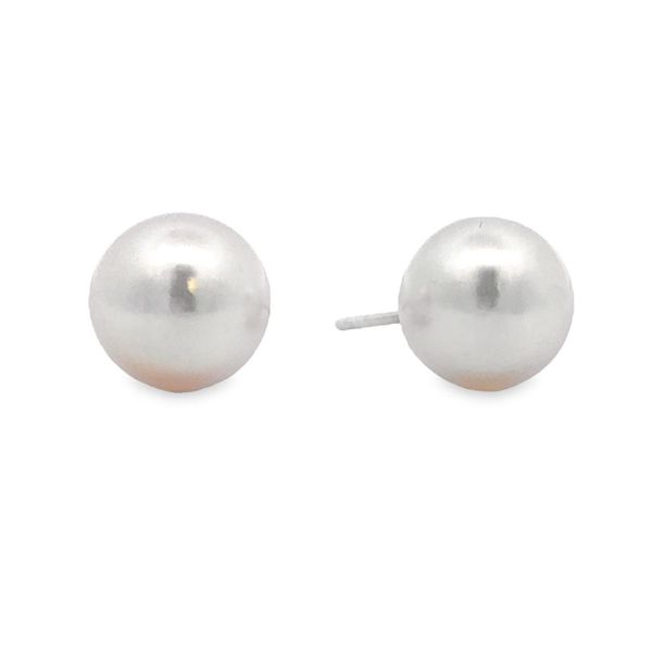 Pearl Stud Earrings Flora Gems Decatur, IL