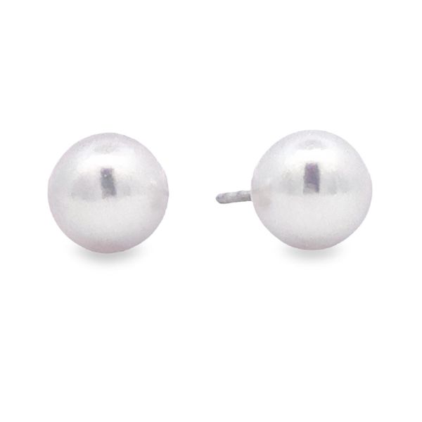 Akoya Pearl Stud Earrings Flora Gems Decatur, IL