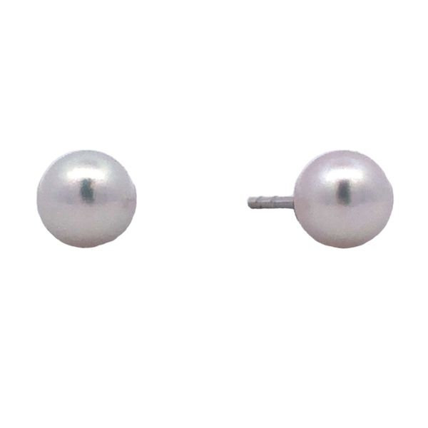 Akoya Pearl Stud Earrings Flora Gems Decatur, IL