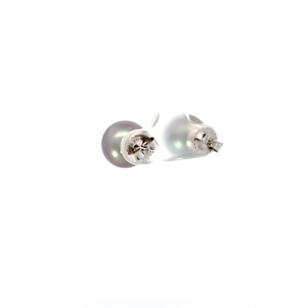 Tahitian Pearl Earrings Image 3 Flora Gems Decatur, IL