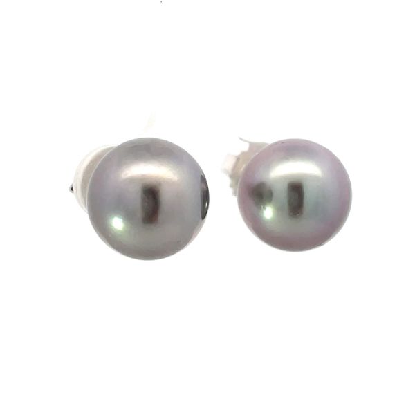 Tahitian Pearl Earrings Flora Gems Decatur, IL