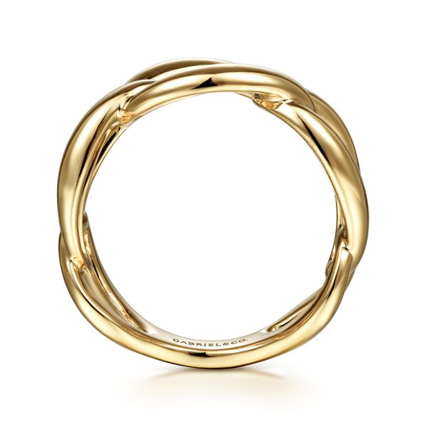 Yellow Gold Ring Image 2 Flora Gems Decatur, IL