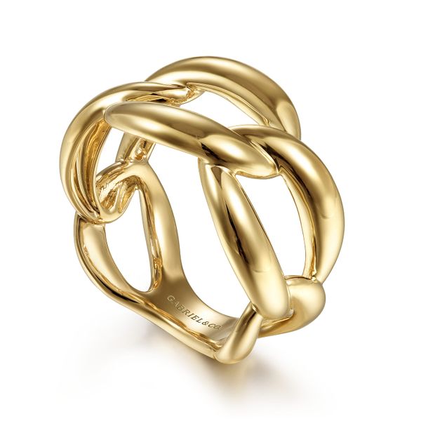 Yellow Gold Ring Image 3 Flora Gems Decatur, IL
