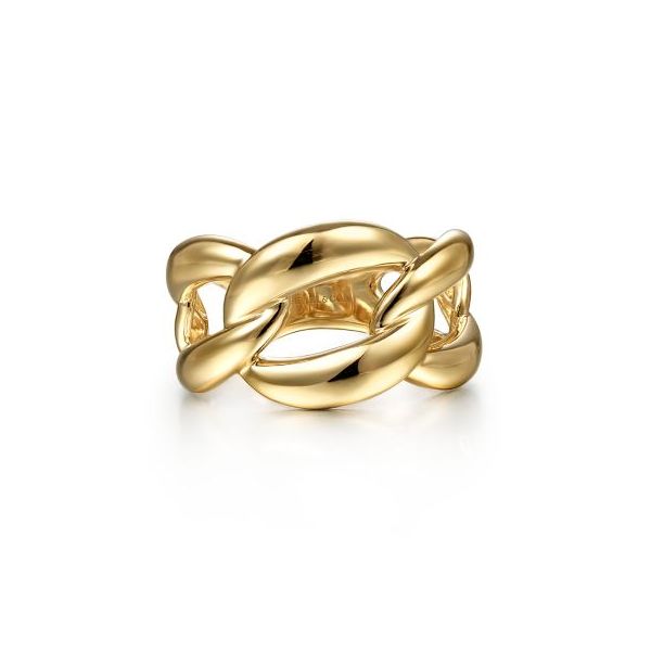 Yellow Gold Ring Flora Gems Decatur, IL