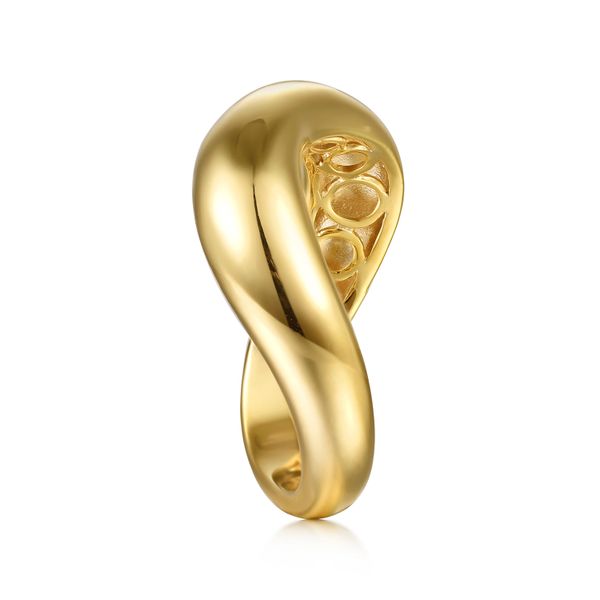 Gold Fashion Ring Image 5 Flora Gems Decatur, IL