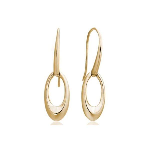 Yellow Gold Drop Earrings Flora Gems Decatur, IL