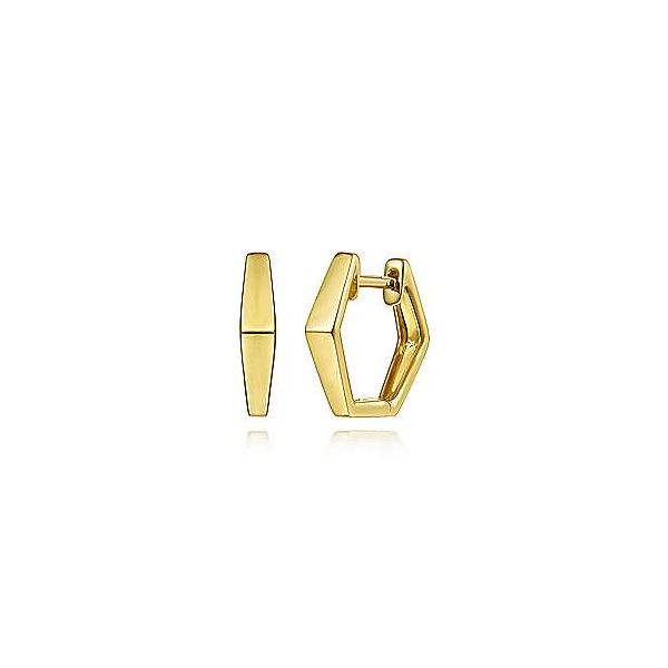 Yellow Gold Earrings Flora Gems Decatur, IL