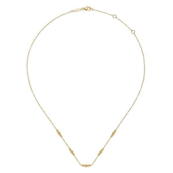 Yellow Gold Bujukan Necklace Image 2 Flora Gems Decatur, IL