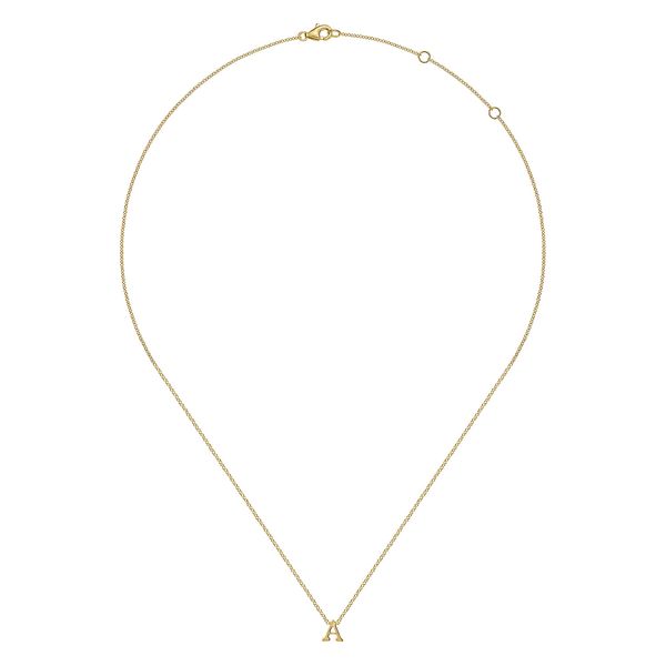 Yellow Gold Necklace Image 2 Flora Gems Decatur, IL