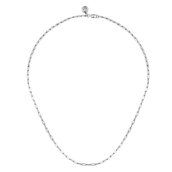 Paperclip Necklace Image 2 Flora Gems Decatur, IL