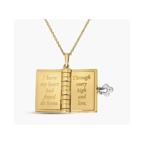 Roberto Coin Love Book Necklace Image 4 Flora Gems Decatur, IL