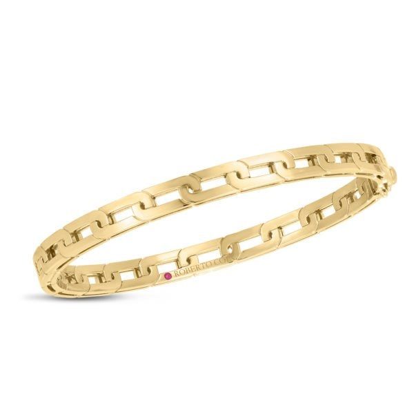 Roberto Coin Chain Link Bracelet Flora Gems Decatur, IL